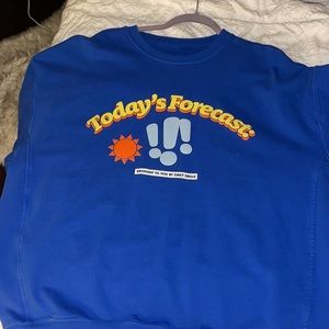 Daily Drills “Today’s Forcast” Oversized Sweatshirt. Great condition!